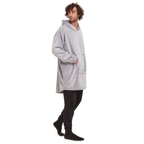 Snuggs Blanket Hoodie Light grey Dog Pocket